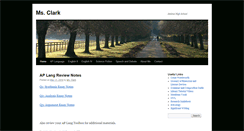 Desktop Screenshot of clark.bengalenglish.org